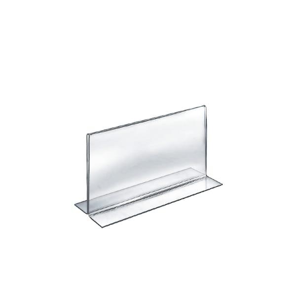 8.5"W x 5.5"H Double-Foot Two Sided Sign Holder, PK10
